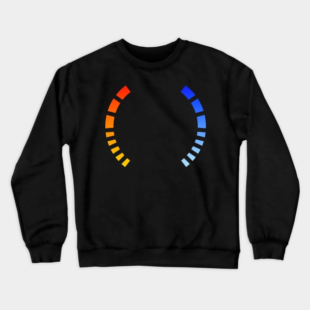 Video Game Health Bars Crewneck Sweatshirt by Meta Cortex